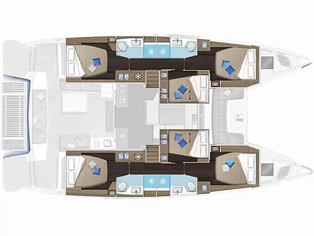 LAGOON 51 ICONIC - [Layout image]