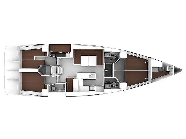 Bavaria Cruiser 56 - [Layout image]