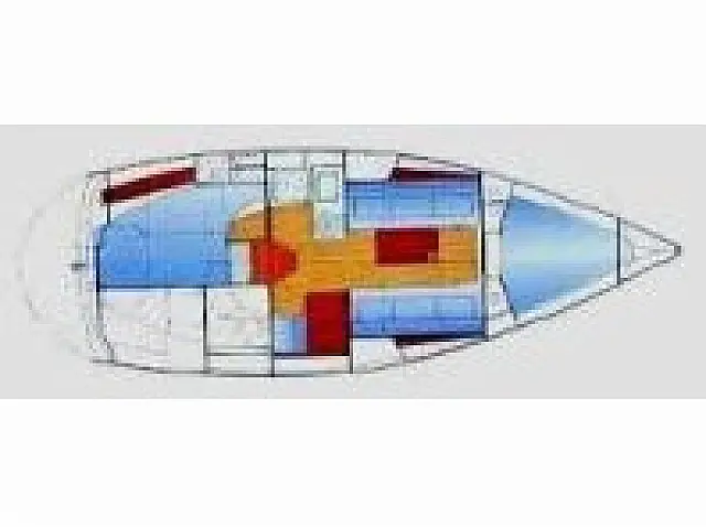 Bavaria 32 Holiday - [Layout image]