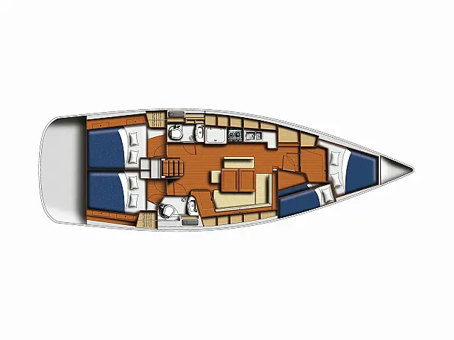 Oceanis 43 - [Layout image]