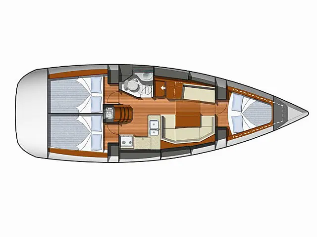 Sun Odyssey 36i - [Layout image]