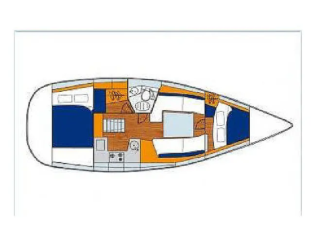 Sun Odyssey 32i - [Layout image]