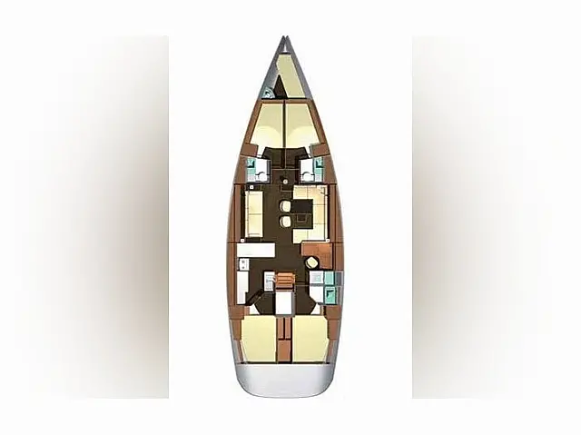 Dufour 525 Grand Large - [Layout image]