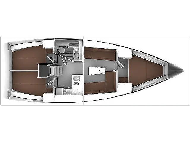 Bavaria 37 Cruiser - [Layout image]