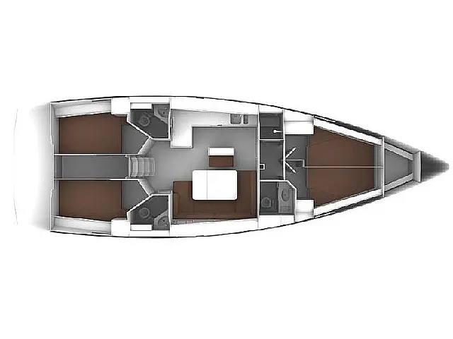 Bavaria 46 Cruiser - [Layout image]