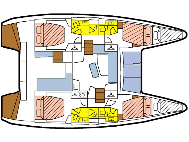 Lagoon 42 - [Layout image]