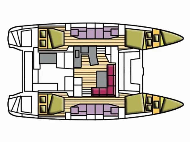 Lagoon 42 - [Layout image]