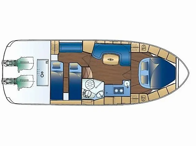Bavaria 33 Sport - [Layout image]