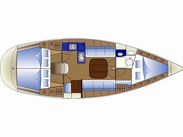 Bavaria 36 - [Layout image]