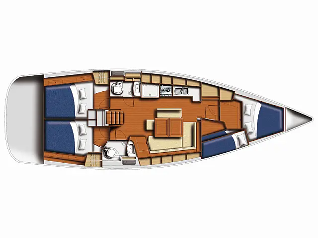 Oceanis 43 - [Layout image]