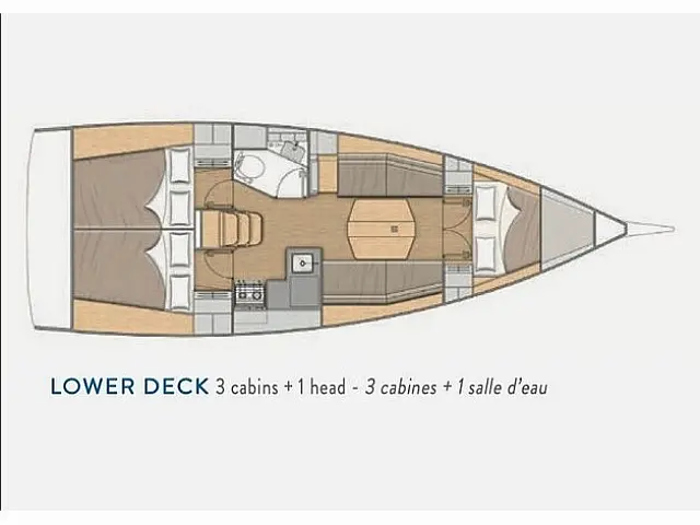 Oceanis 34.1 - [Layout image]