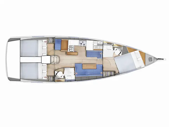 Sun Odyssey 410 - [Layout image]