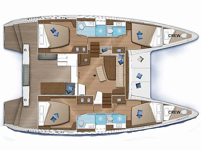 Lagoon 42 - [Layout image]