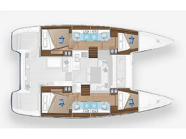 Lagoon 40 - [Layout image]