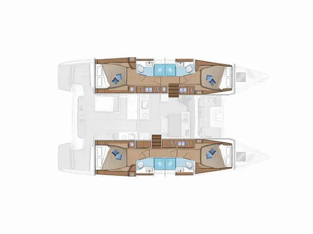 Lagoon 46 - [Layout image]