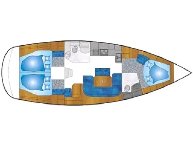 Bavaria 39 Cruiser - [Layout image]