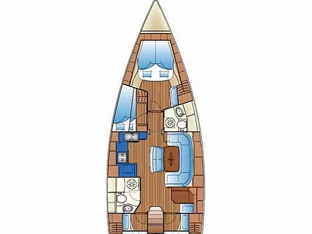 Bavaria 46 - [Layout image]