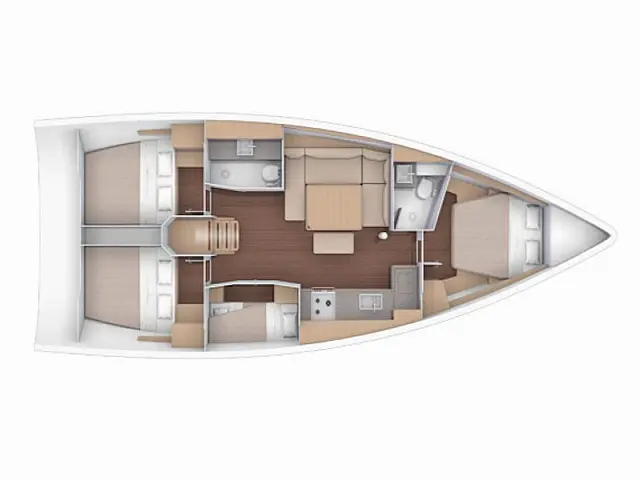 Dufour 430 Grand Large  - [Layout image]