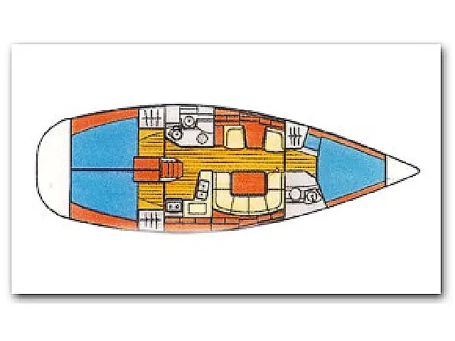 Sun Odyssey 40 - [Layout image]