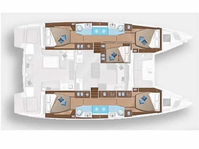 Lagoon 50 - [Layout image]