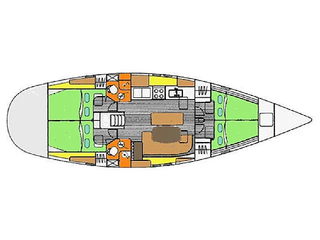 Oceanis 461 - [Layout image]