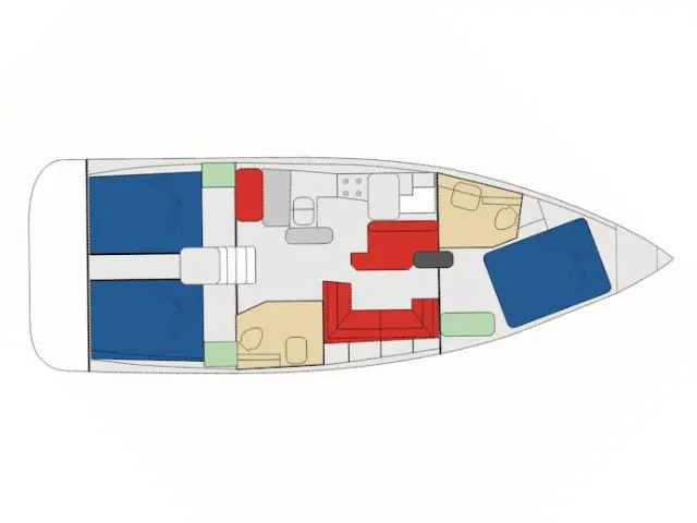 Sun Odyssey 410 - [Layout image]