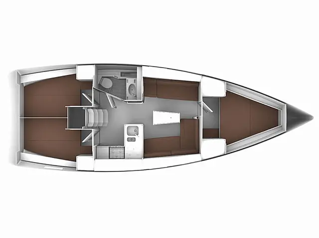 Bavaria 37 Cruiser - [Layout image]