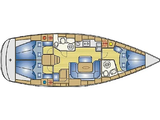 Bavaria 39 Cruiser - [Layout image]