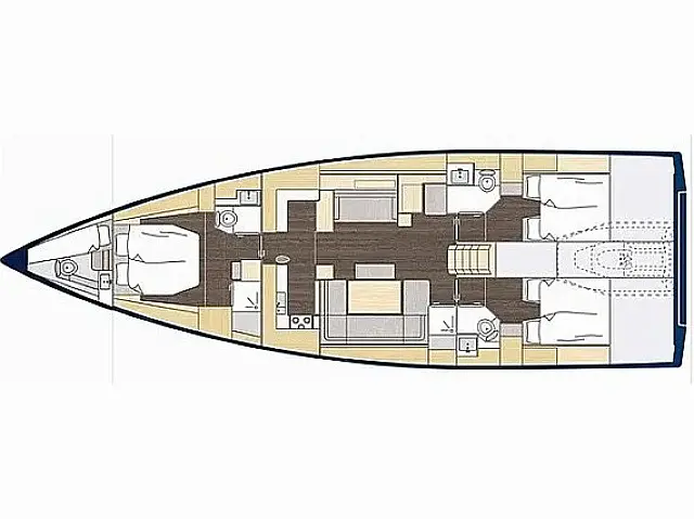 Bavaria C57 - [Layout image]