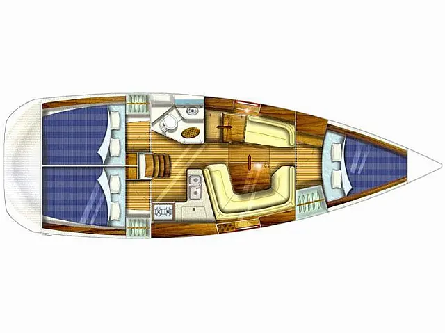 Sun Odyssey 35 - [Layout image]