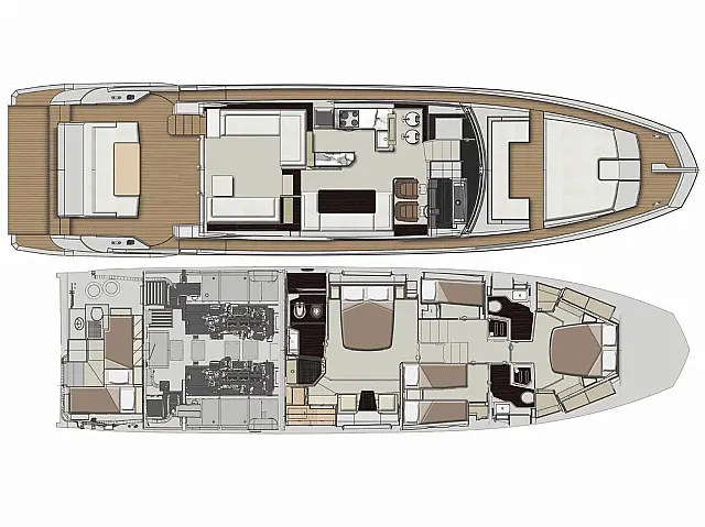 Azimut 66 Fly - [Layout image]