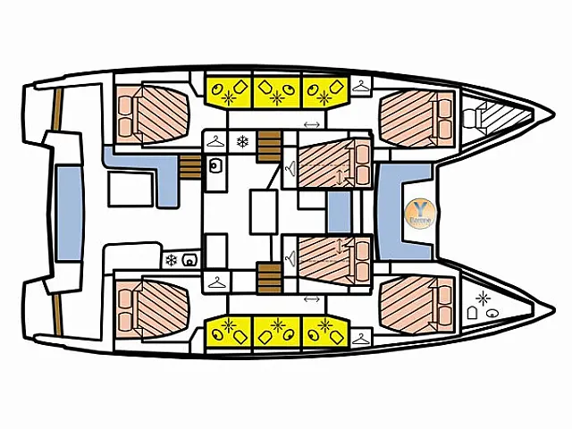 Lagoon 50 - [Layout image]