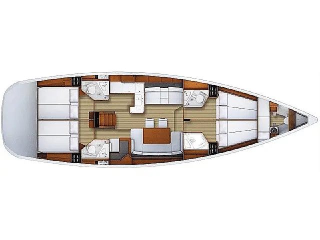 Jeanneau 53 - [Layout image]