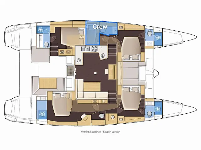 Lagoon 52 - [Layout image]
