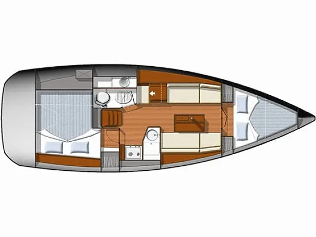 Sun Odyssey 33i - [Layout image]