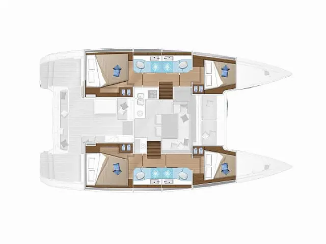 Lagoon 40 - [Layout image]