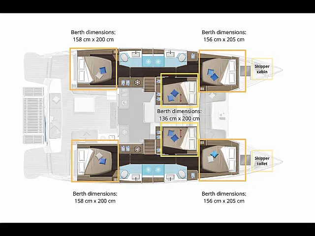Lagoon 51 - [Layout image]