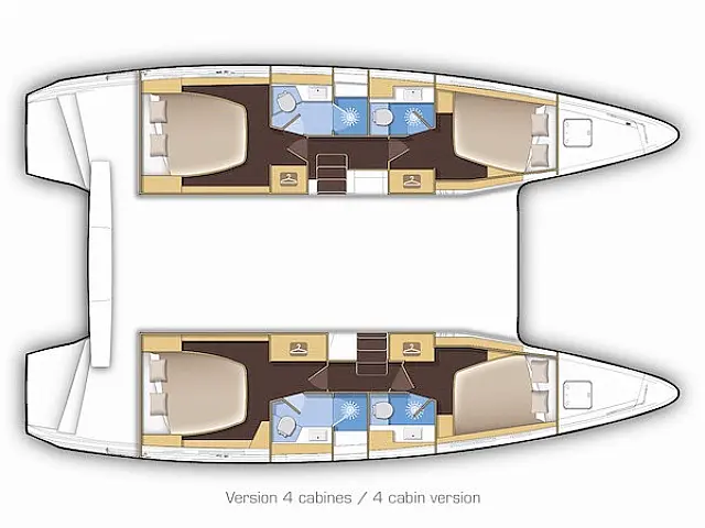 Lagoon 42 - [Layout image]