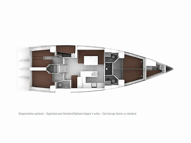Bavaria Cruiser 56 - [Layout image]