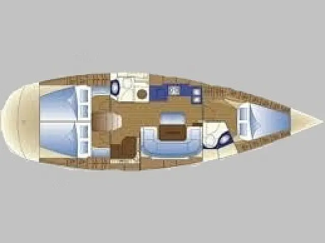 Bavaria 42 Cruiser - [Layout image]