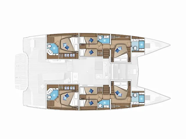 Lagoon 55 - [Layout image]