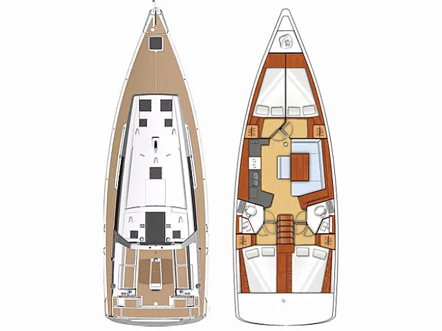 Oceanis 45 - [Layout image]