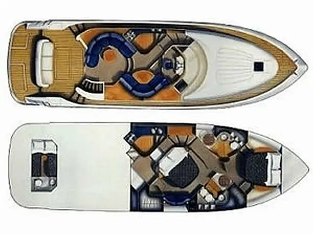 Fairline Squadron 52 - [Layout image]