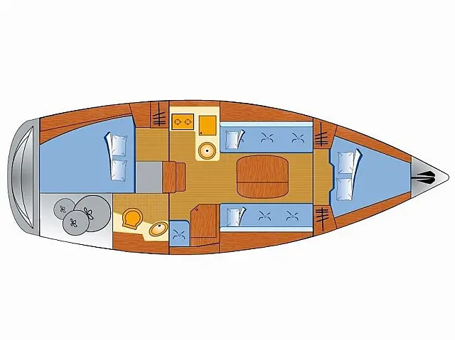 Bavaria 30 Cruiser - [Layout image]