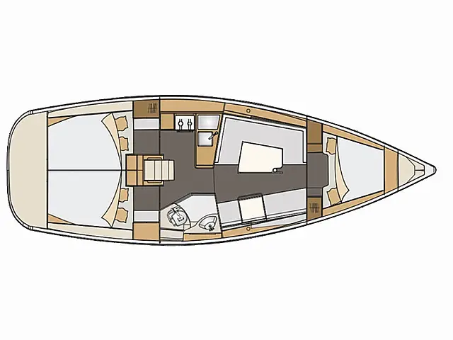 Elan 35 Impression - [Layout image]