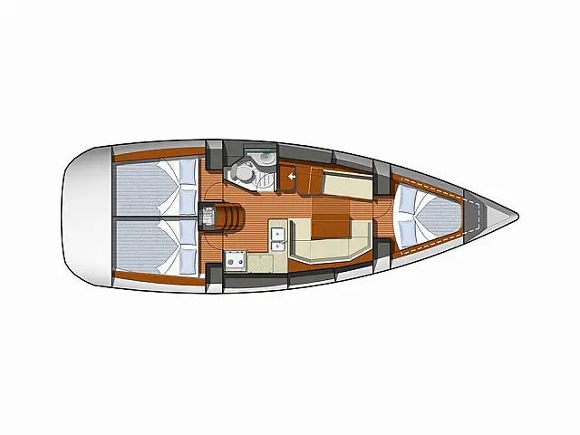 Sun Odyssey 36i - [Layout image]