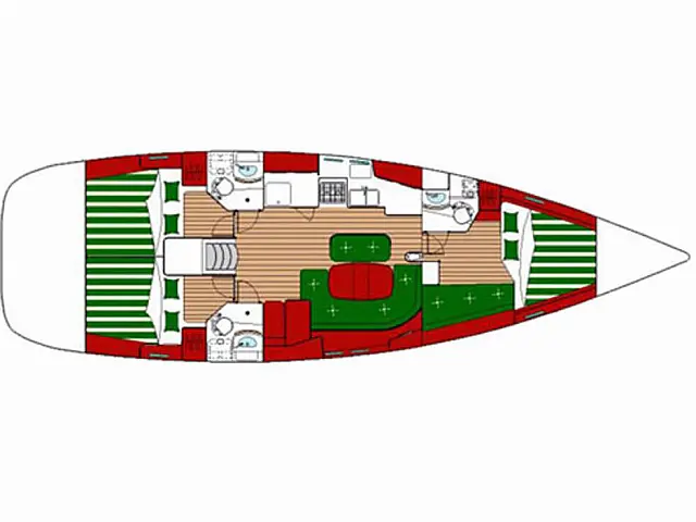 Oceanis Clipper 423 - [Layout image]