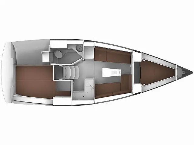 Bavaria 34 - [Layout image]