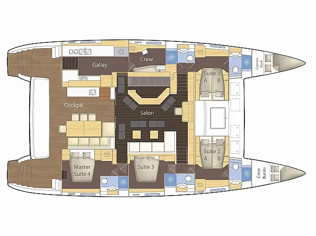 Lagoon 620 - [Layout image]