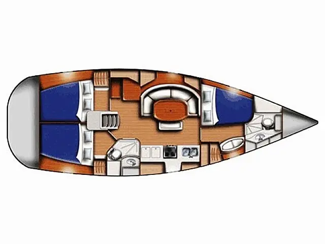 Oceanis 393 - [Layout image]